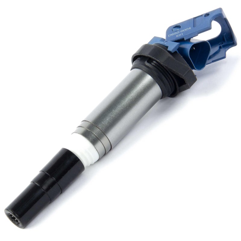 Dinan Ignition Coil D6500004 Blue for Select BMW M N and S Series Models  M54 N20 N52 N54 N55 N62 N63 S55 and S63  Direct Replacement for OEM Stock Parts  1 pack